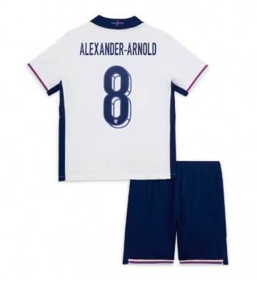 England Alexander-Arnold #8 Hemmakläder Barn EM 2024 Kortärmad (+ Korta byxor)